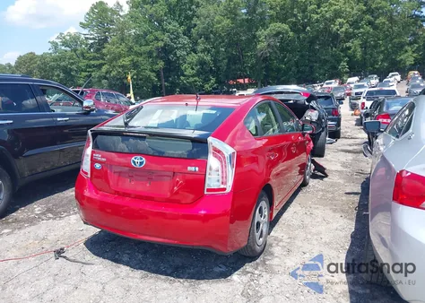 2012 Toyota Prius Two z USA, uszkodzony, nr VIN JTDKN3DU3C1523102